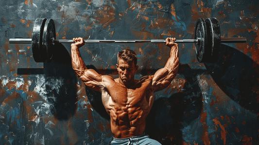 Guy working out (high protein)
