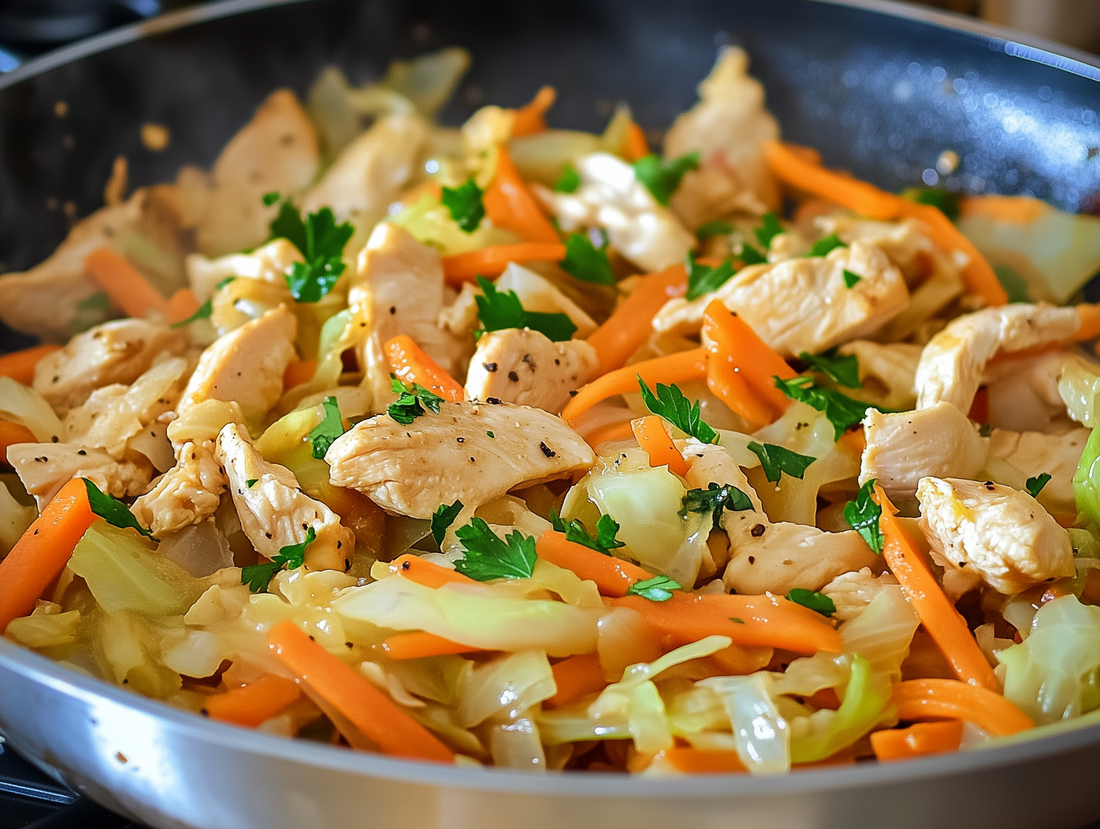For St. Patrick's Day: Lightning-Fast Irish Chicken & Cabbage Skillet