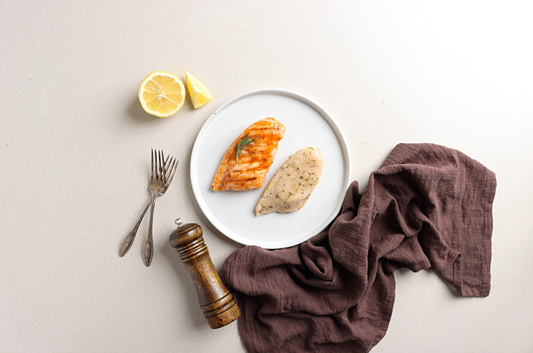 ChiFam sous-vide chicken breast high protein: Lemon Herb and Creamy Chipotle