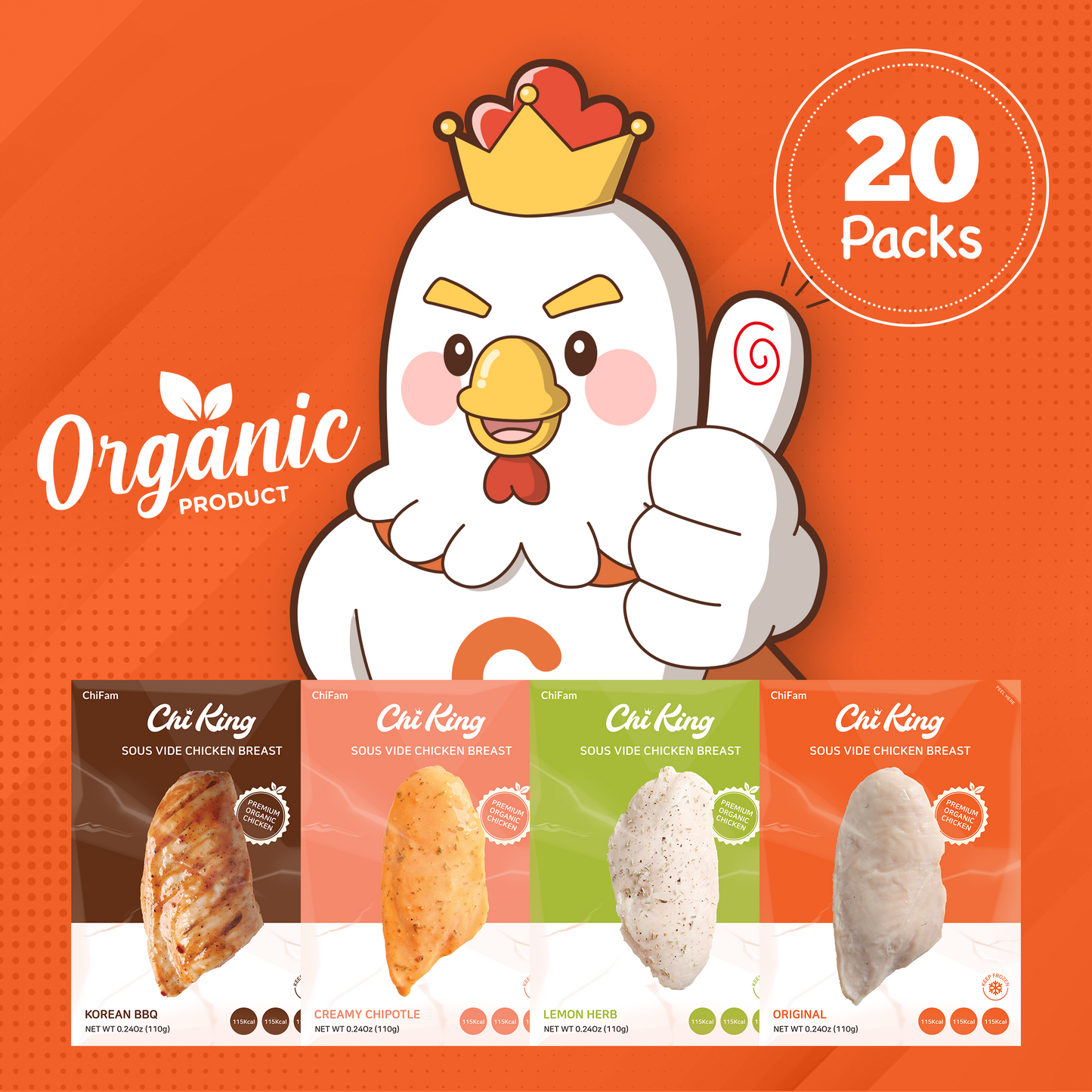 Organic 20 Pack Box