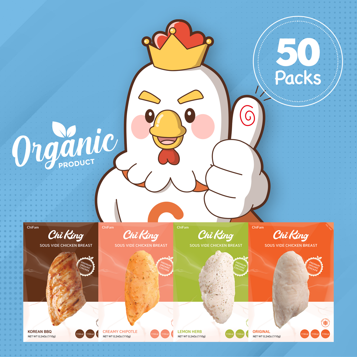 Organic 50 Pack Box